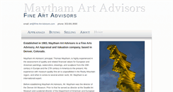 Desktop Screenshot of fine-art-advisors.com