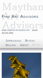 Mobile Screenshot of fine-art-advisors.com